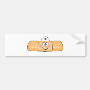 Whimsicla Band Aid Bandage met zurse Pet Cute Bumpersticker