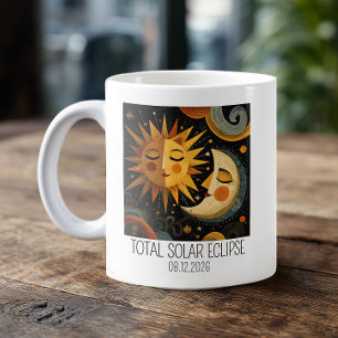 Whimsige zonsverduistering koffiemok