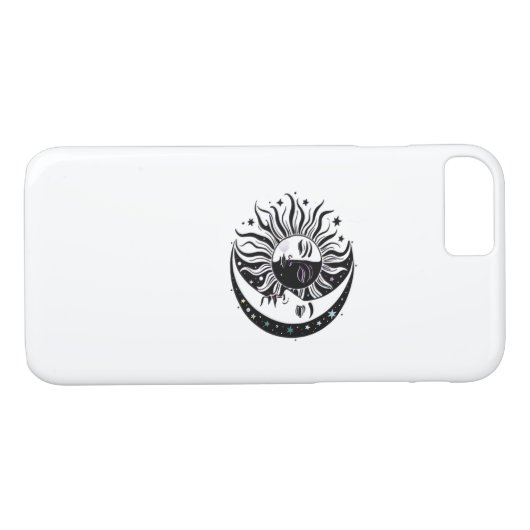 Whimsigoth Aquarel Sun Moon Witchy Classic Case-Mate iPhone Case (Achterkant (Horizontaal))