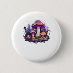 Whimsigoth champignons en kristallen Classic Ronde Button 5,7 Cm