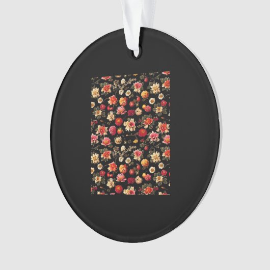 Whimsigoth Chintz  olieverfschilderij Ornament (voorkant)