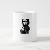 Whimsigoth Classic Design voor Halloween Extra Grote Beker (Voorkant)