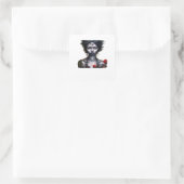Whimsigoth Classic Magic Vierkante Sticker (Tas)