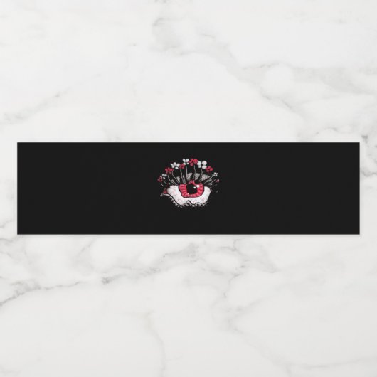 Whimsigoth Classic – ontwerp Waterfles Etiket (Enkel label)