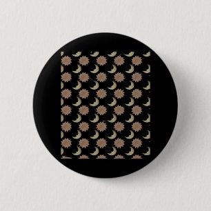 Whimsigoth Clouds Graphic Ronde Button 5,7 Cm