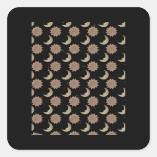 Whimsigoth Clouds Graphic Vierkante Sticker