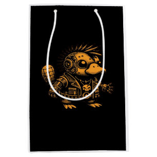 Whimsigoth Cyborg Platypus Art Design Medium Cadeauzakje