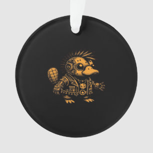 Whimsigoth Cyborg Platypus Art Vintage
