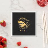 Whimsigoth Cyborg Shark  Art Design Servet (Insitu)