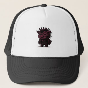Whimsigoth Cyborg Sloth Art Design Classic Trucker Pet
