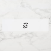 Whimsigoth Design Waterfles Etiket (Enkel label)