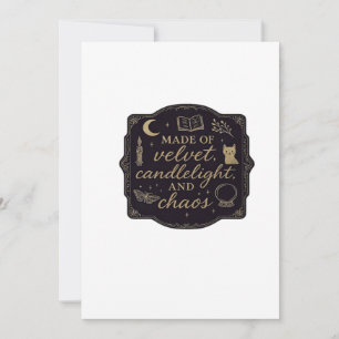 Whimsigoth Fantasie Mistichele Bossen, Manen & Mag Feestdagenkaart