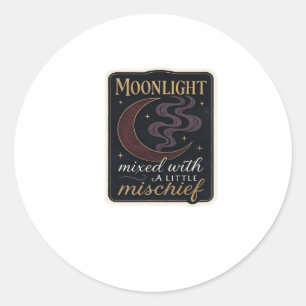 Whimsigoth Fantasie Mistichele Bossen, Manen & Mag Ronde Sticker
