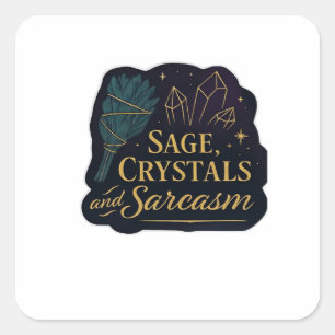Whimsigoth Fantasie Mysterieuze Bossen, Manen & Ma Vierkante Sticker