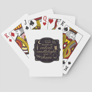 Whimsigoth Fantasy Mystieke bossen, manen en magie Pokerkaarten
