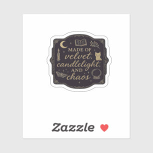 Whimsigoth Fantasy Mystieke bossen, manen en magie Sticker