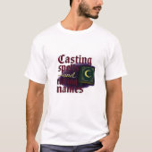 Whimsigoth Fantasy – Mystieke bossen, manen en man T-shirt (Voorkant)