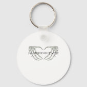 Whimsigoth Ink – Mystieke bossen, manen en magie F Sleutelhanger (Voorkant)