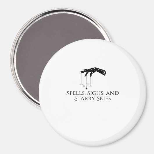 Whimsigoth Ink – Mystieke bossen, manen en magie Magneet (Voorkant / Achterkant)