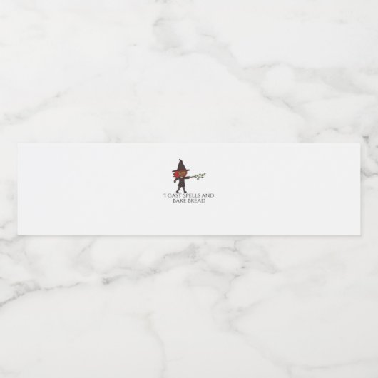 Whimsigoth Ink – Mystieke bossen, manen en magie Waterfles Etiket (Enkel label)