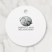 Whimsigoth Ink – Mystieke bossen, manen en magisch Bedankjes Labels (Voorkant)