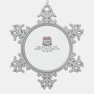 Whimsigoth Inkt – Mystieke Bossen, Manen & Magie E Tin Sneeuwvlok Ornament