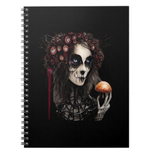 Whimsigoth - Klassieke manen en spookachtige tuine Notitieboek