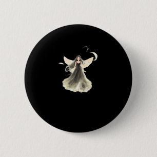 Whimsigoth Meisje Donkere Sprookjesachtige Estheti Ronde Button 5,7 Cm