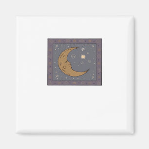 Whimsigoth Moon Classic Magneet