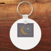 Whimsigoth Moon Classic Sleutelhanger (Voorkant)