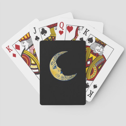 Whimsigoth Moon Pokerkaarten (Achterkant)