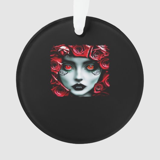 Whimsigoth - Mystieke bossen en maanmagie Ornament (voorkant)