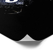 Whimsigoth Night Sky Sun Moon Witchy Classic Vinta Poster (Hoek)