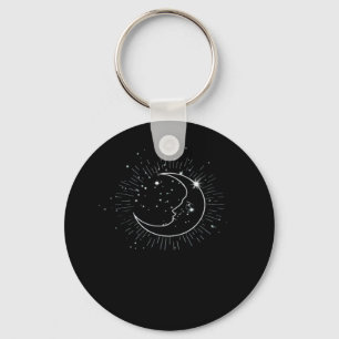 Whimsigoth Sterrennacht Moon Witchy Classic Sleutelhanger