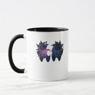 Whimsigoth Sterrennacht Sun Moon Witchy Classic Mok