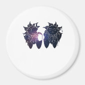 Whimsigoth Sterrennacht Zon Maan Hekserij Klassiek Magneet (Voorkant)