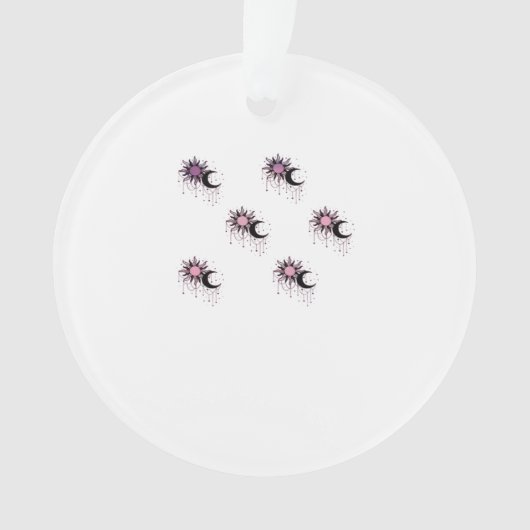 Whimsigoth Sun Moon Witchy Ornament (voorkant)