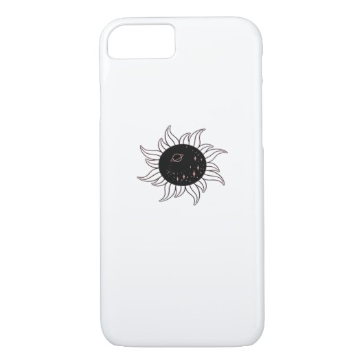 Whimsigoth Sun Space Mountains en zonsondergang Case-Mate iPhone Case (Achterkant)
