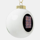 Whimsigoth Wallpaper Classic Keramische Bal Ornament (Links)