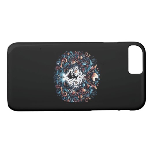 Whimsigoth Witch binnen een klassieker Case-Mate iPhone Case (Achterkant (Horizontaal))