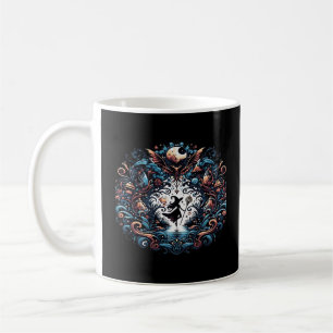 Whimsigoth Witch binnen een klassieker Koffiemok
