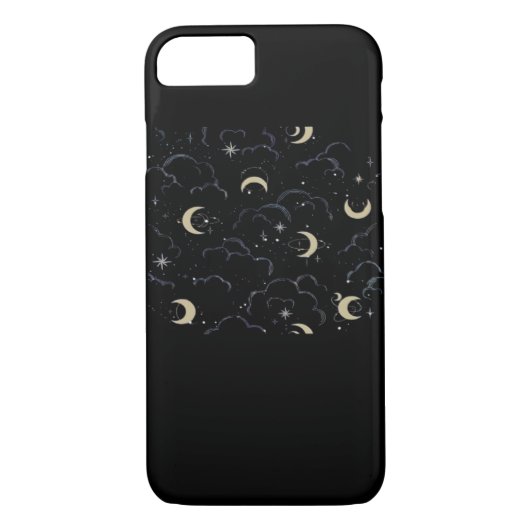 Whimsigoth Wolken Zon Maan Witchy Case-Mate iPhone Case (Achterkant)