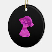 Whimsigoth Zen Pattern Mushroom Keramisch Ornament (Links)