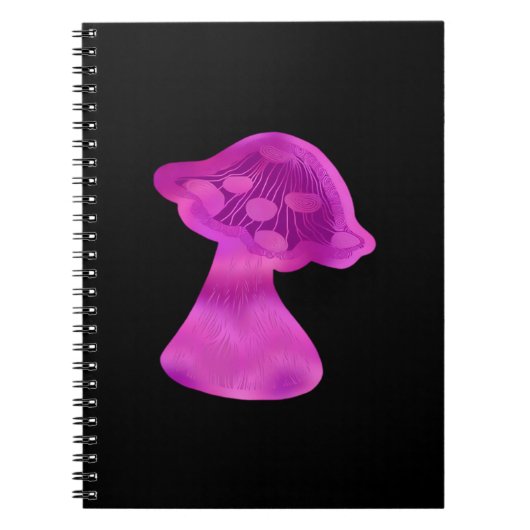 Whimsigoth Zen Pattern Mushroom Notitieboek (Voorkant)