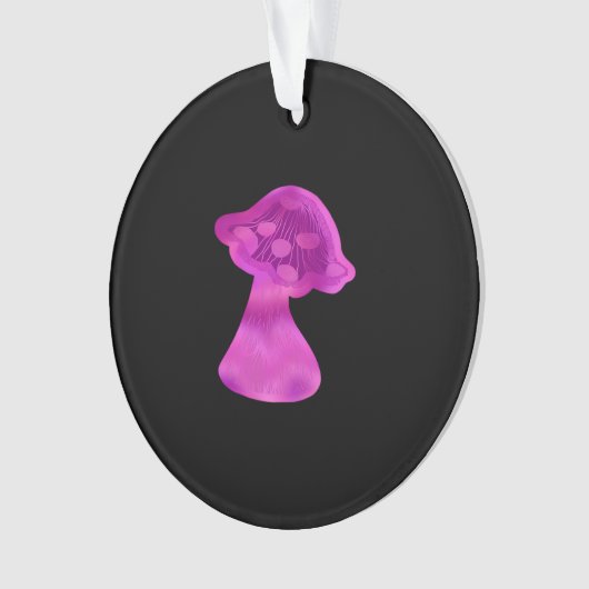 Whimsigoth Zen Pattern Mushroom Ornament (voorkant)