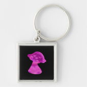 Whimsigoth Zen Pattern Mushroom Sleutelhanger (Voorkant)