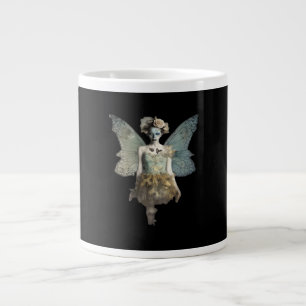 Whimsigoth Zombie Fairy Old Time Gothic Moody Art Extra Grote Beker