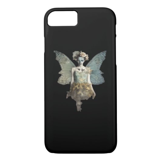 Whimsigoth Zombie Fairy Old Timey Gothic Moody Art Case-Mate iPhone Case (Achterkant)