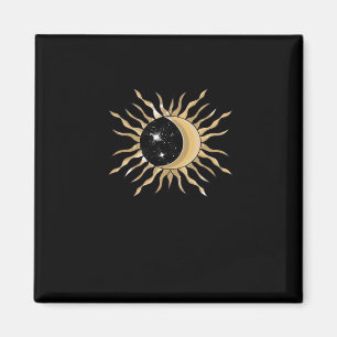 Whimsigoth Zon Maan Ruimte Klassiek Magneet