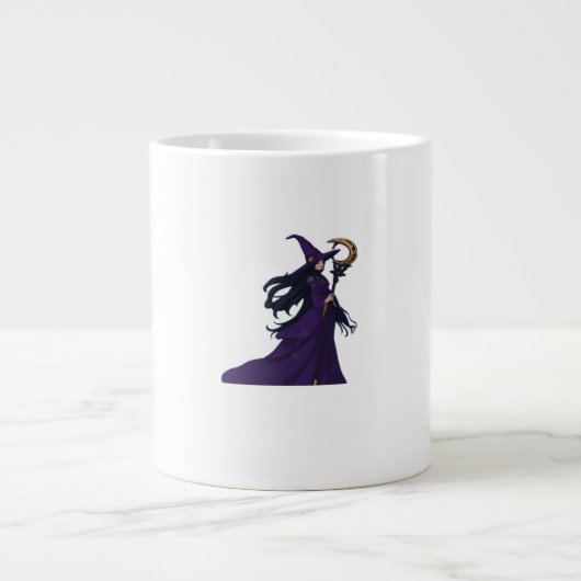 Whimsigothic Moon Witch Extra Grote Beker (Voorkant)